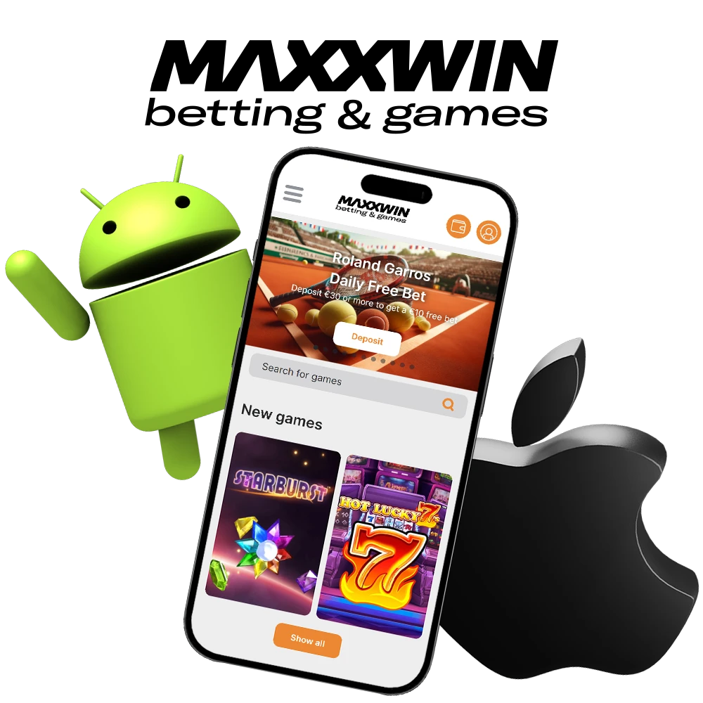 Follow all the sports action and make exciting predictions on the go with the Maxxwin mobile app!