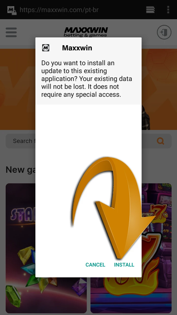 Start the installation of the Maxxwin application.