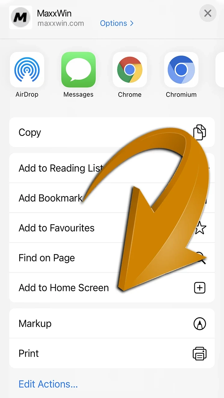 Install the Maxxwin mobile app.