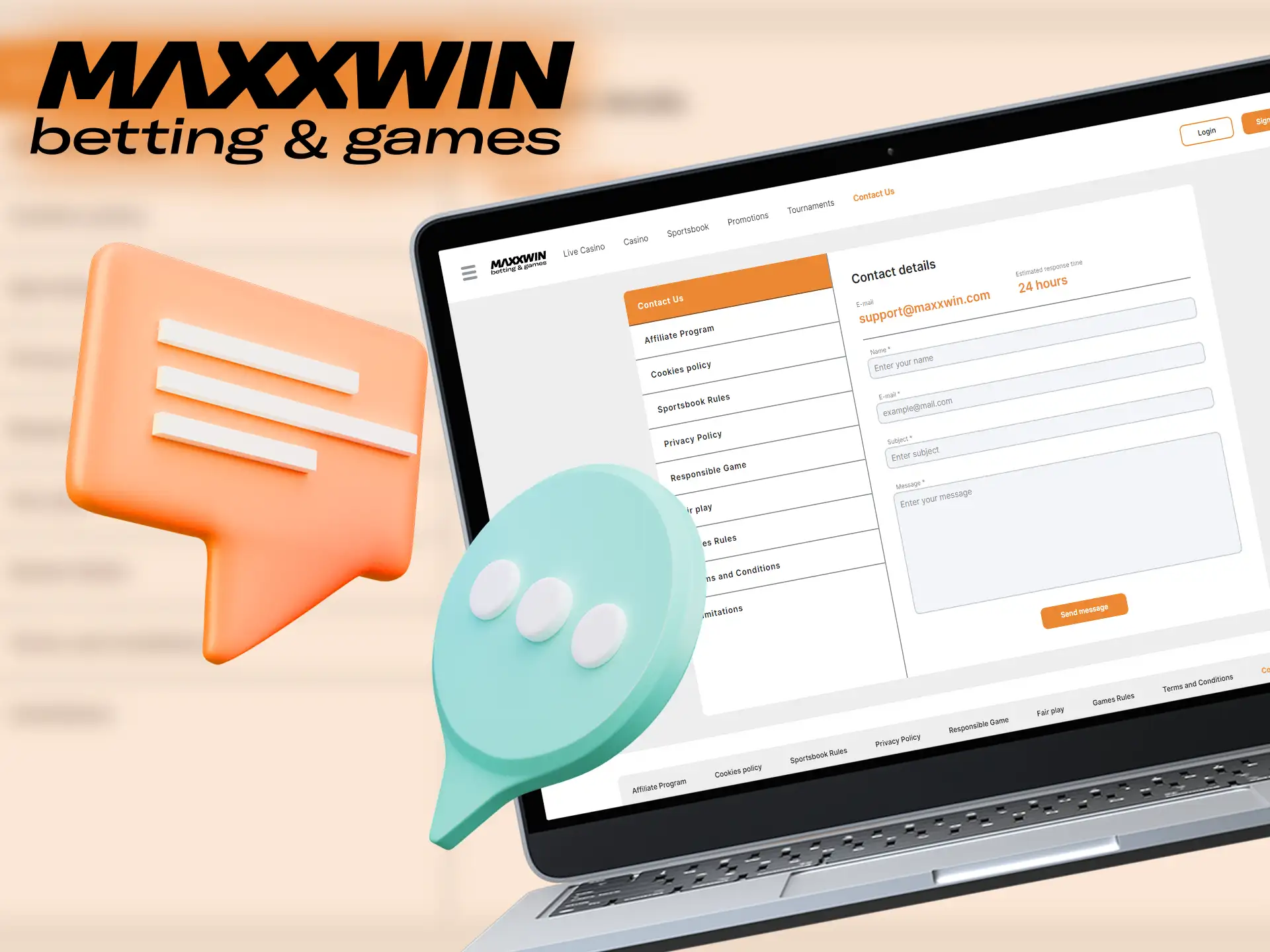 Maxxwin also offers online chat for a potentially faster way to connect with their support team.