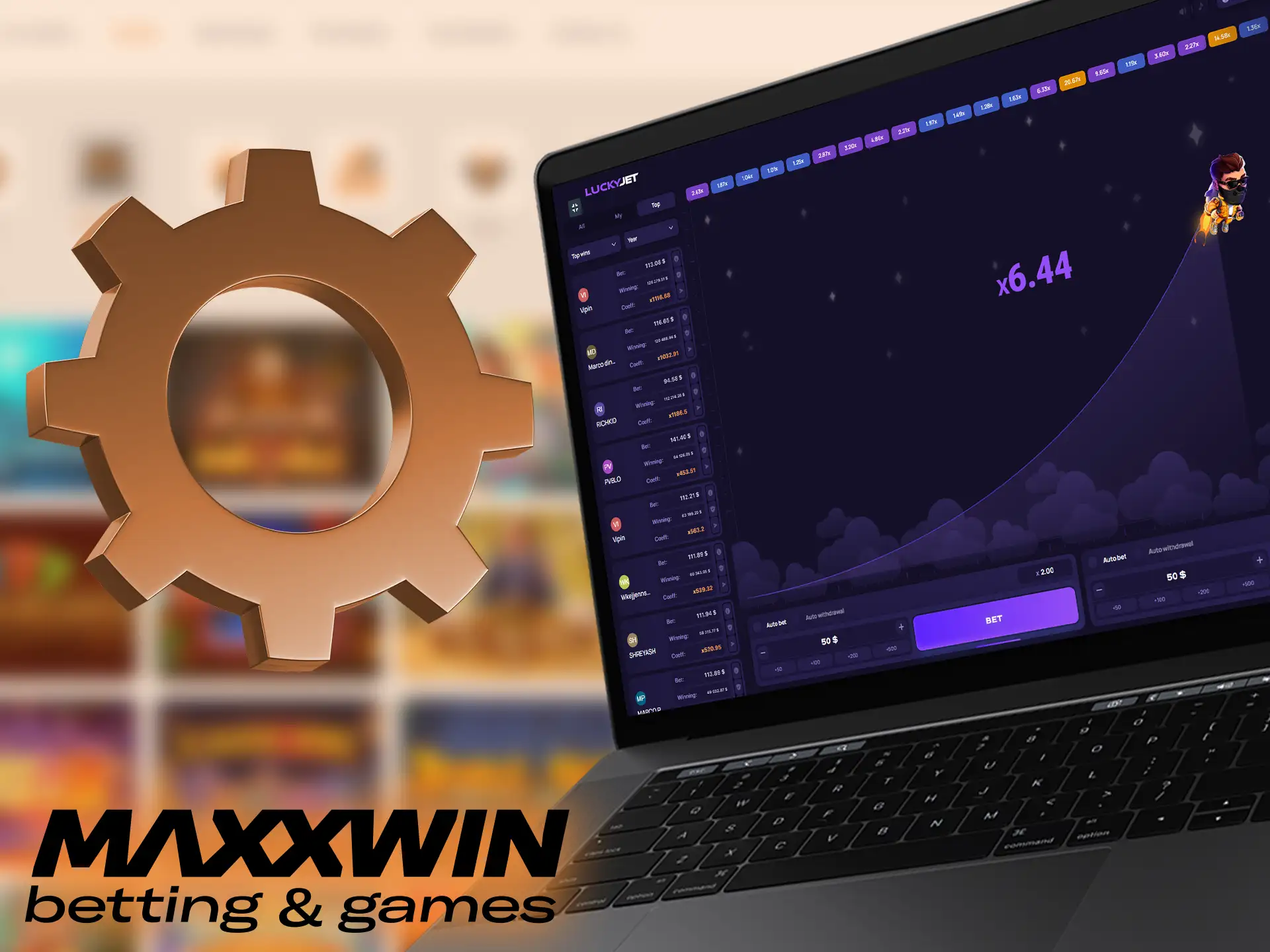 Learn about the features of the Lucky Jet game at Maxxwin.