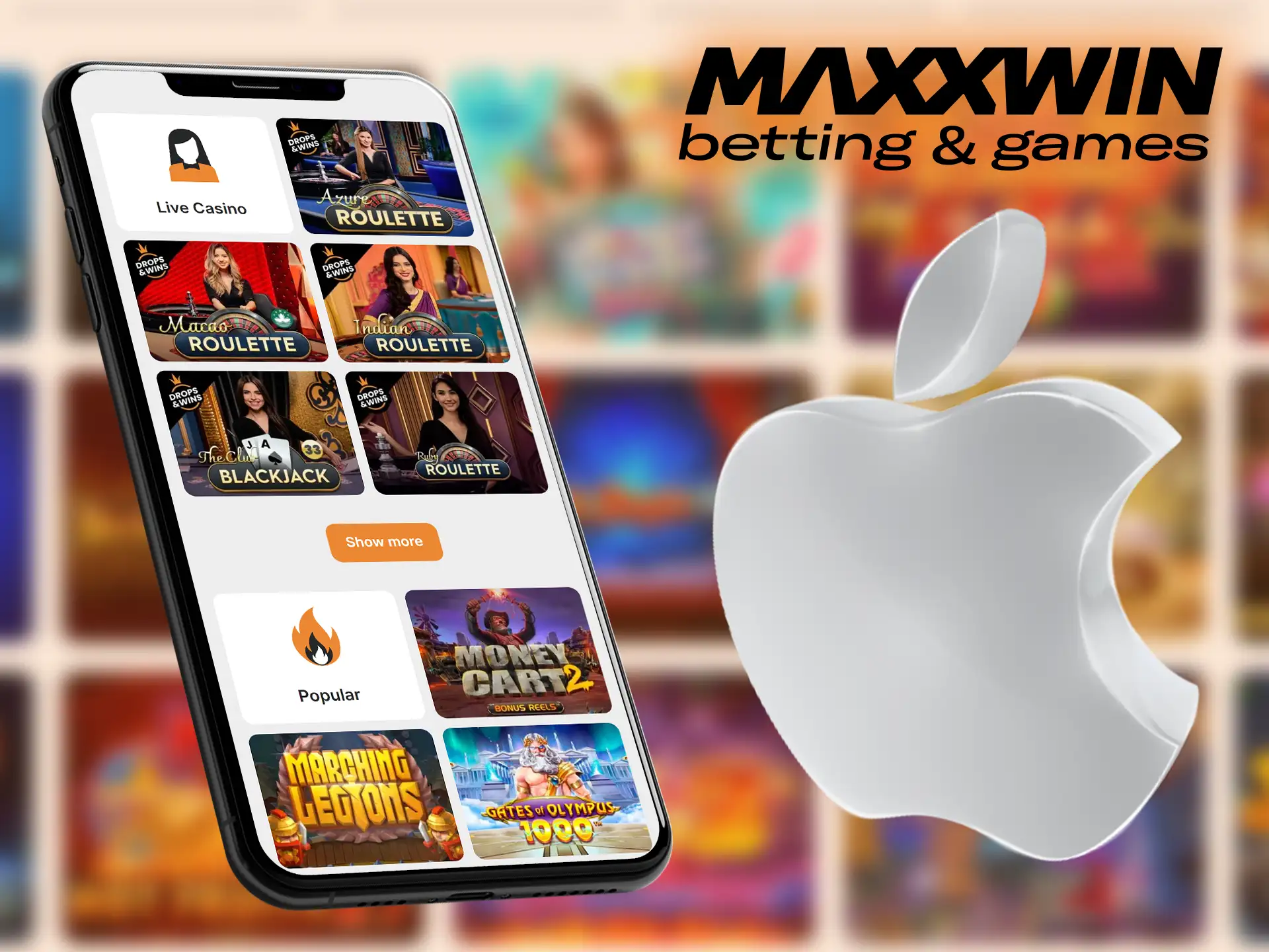 With our iOS App you can enjoy Maxxwin on your iPhone or iPad!