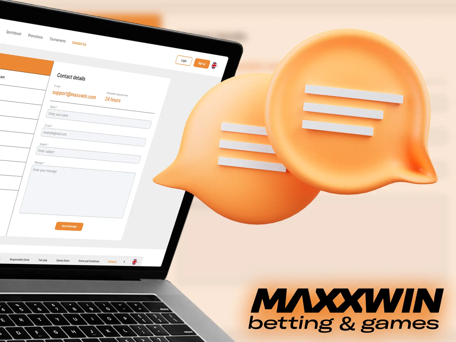 Maxxwin online chat is the fastest way to get help with minor issues.