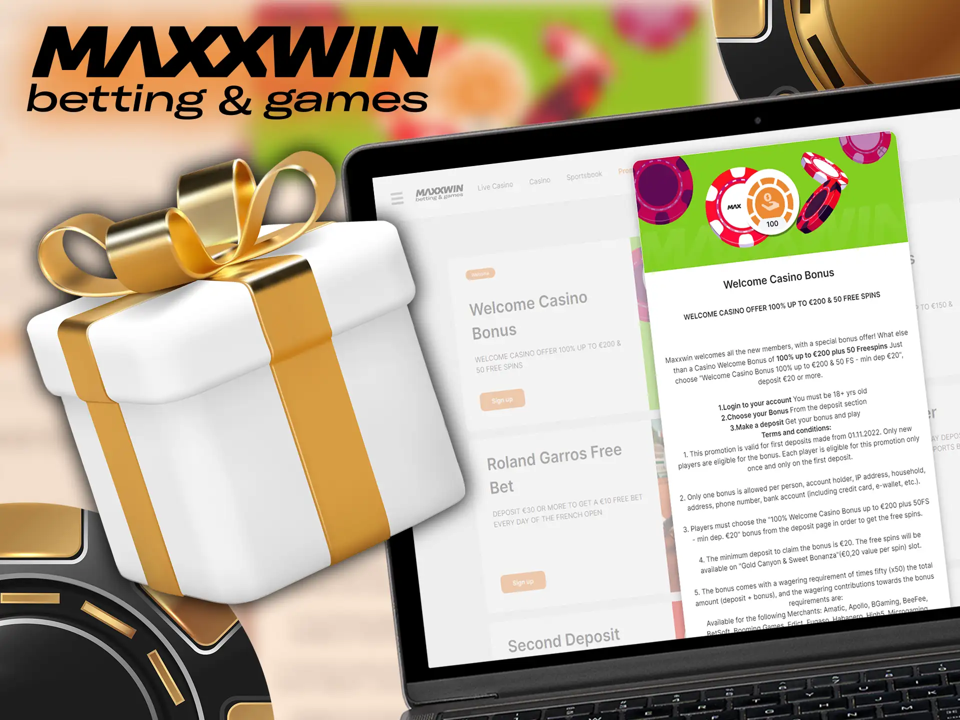 Unlock your welcome casino bonus and start playing at Maxxwin.