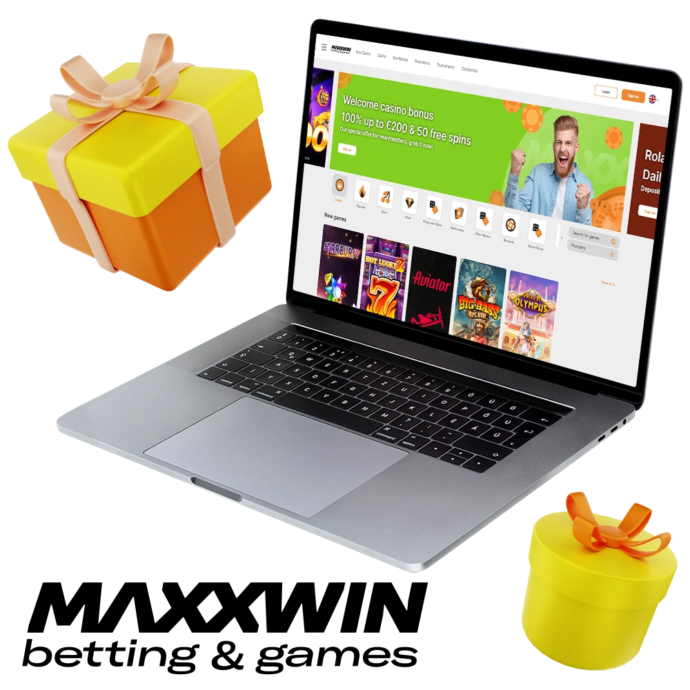 Discover Maxxwin's exciting bonus program on website and mobile app.
