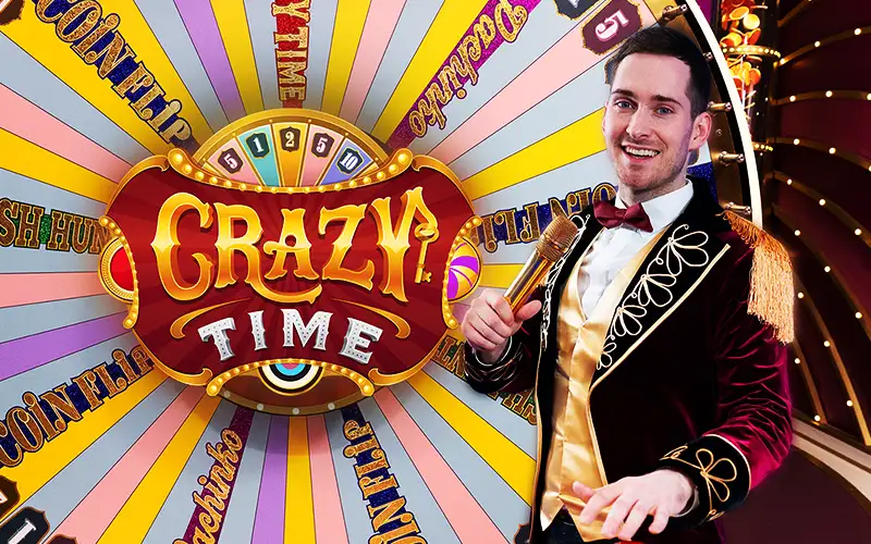 Enter the fun of the Crazy Time game show on Maxxwin.