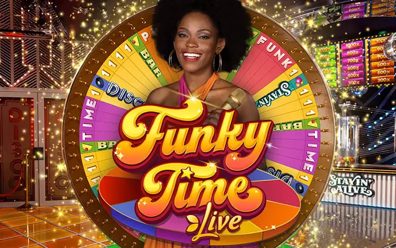 Dance into winnings with the Funky Time game show on Maxxwin.