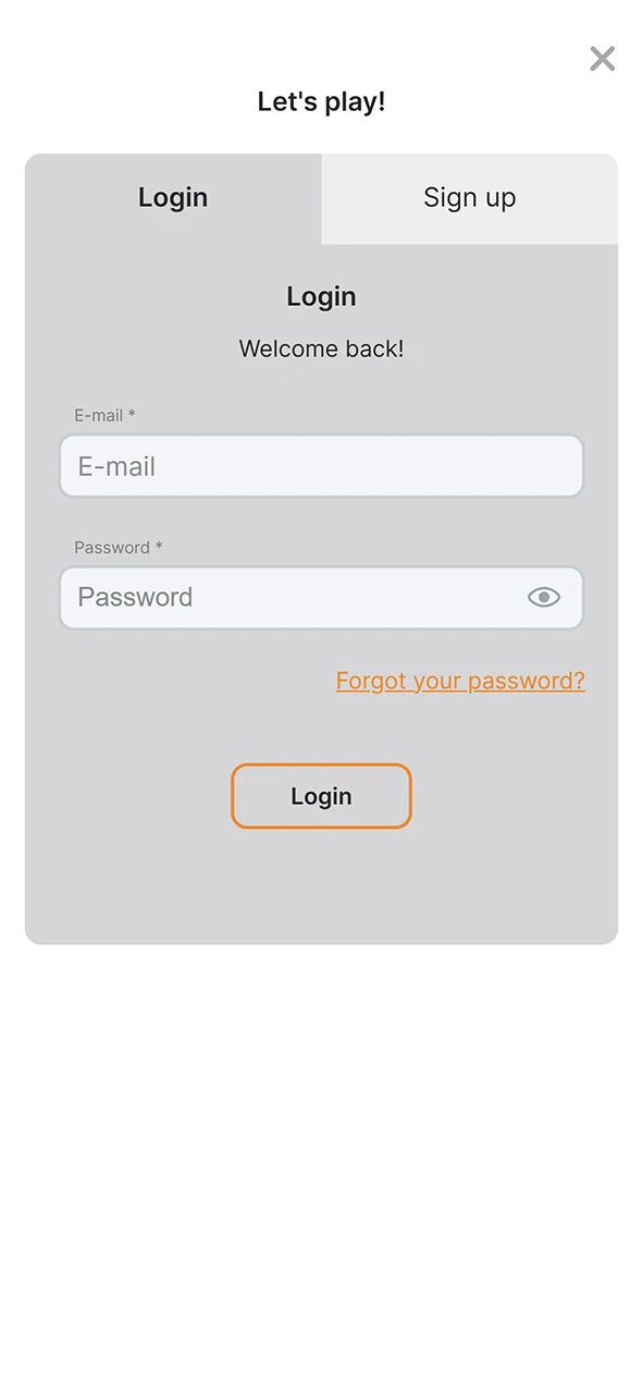 Log in to your Maxxwin account.