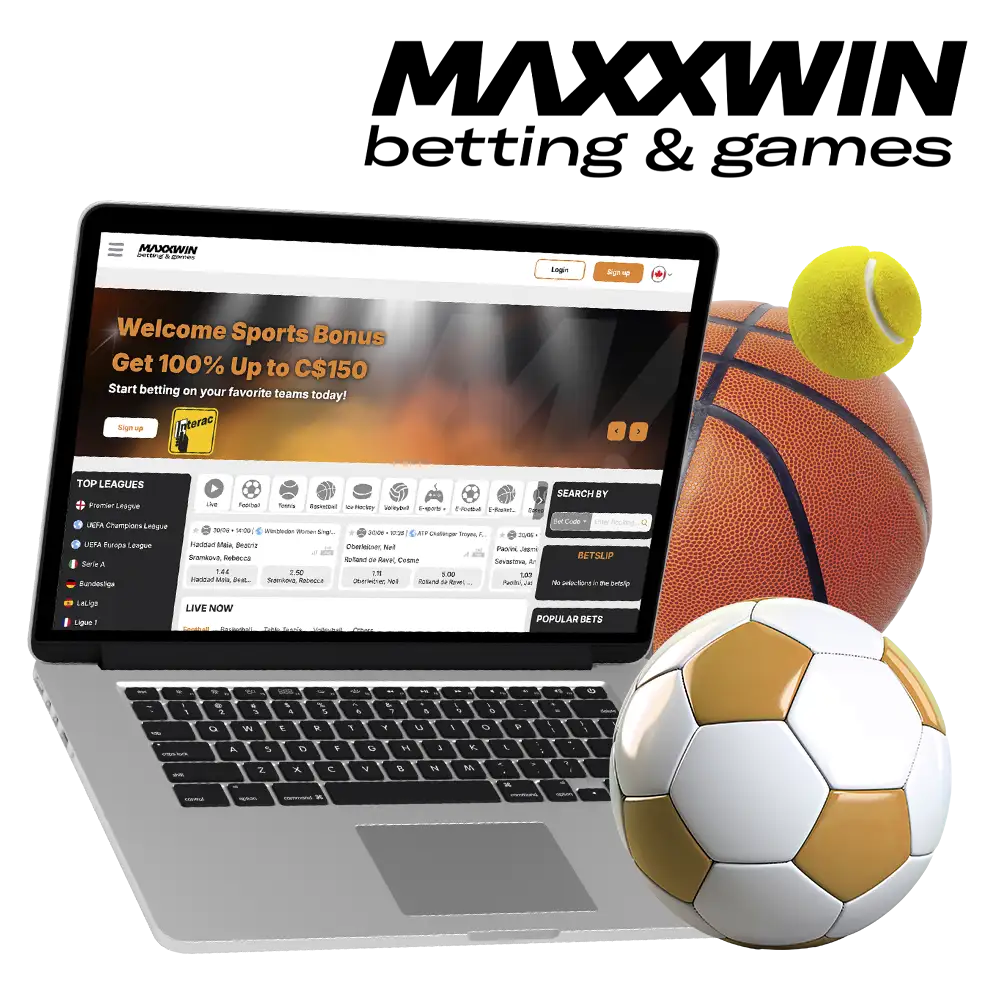 Start sports betting in Canada with Maxxwin and win more.