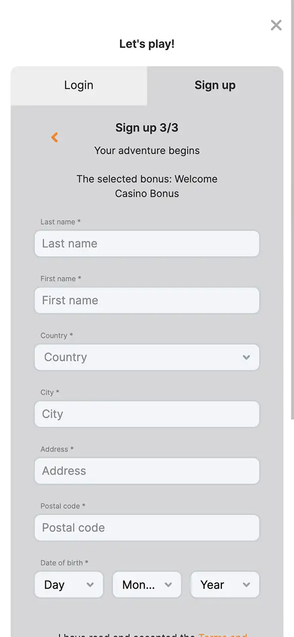 Register your Maxxwin account and start betting today.