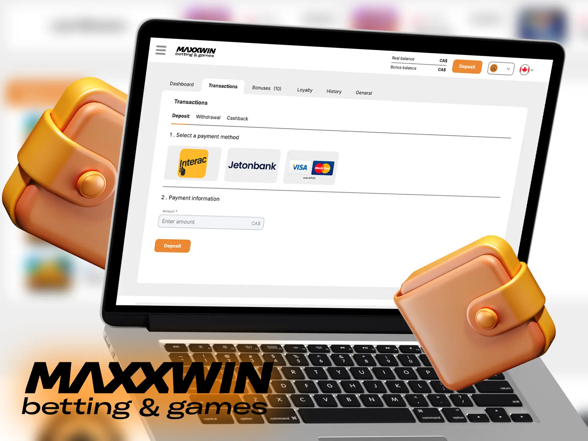 Choose from secure payment methods for sports betting on Maxxwin.