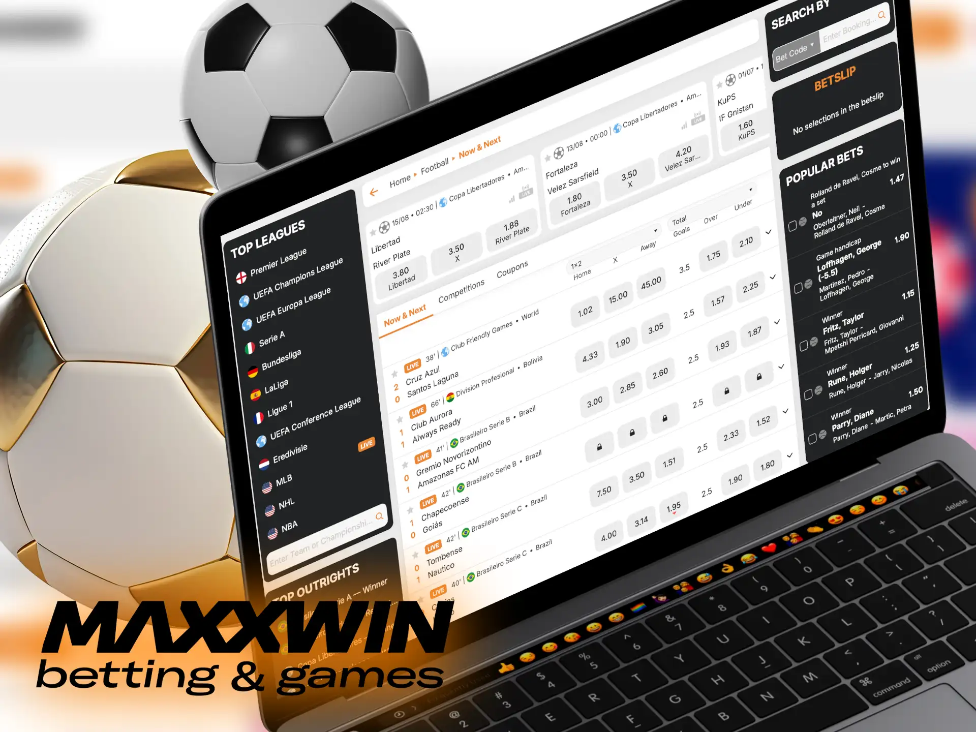 Place your football bets and score big with Maxxwin.